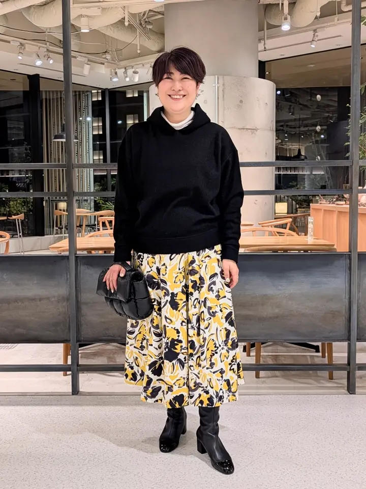 自由区 田中 コーディネート画像