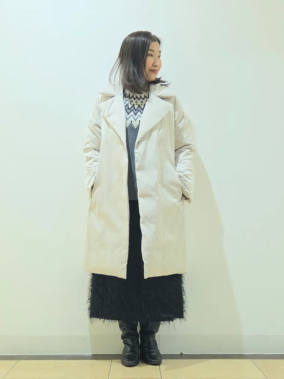 自由区 中川 コーディネート画像