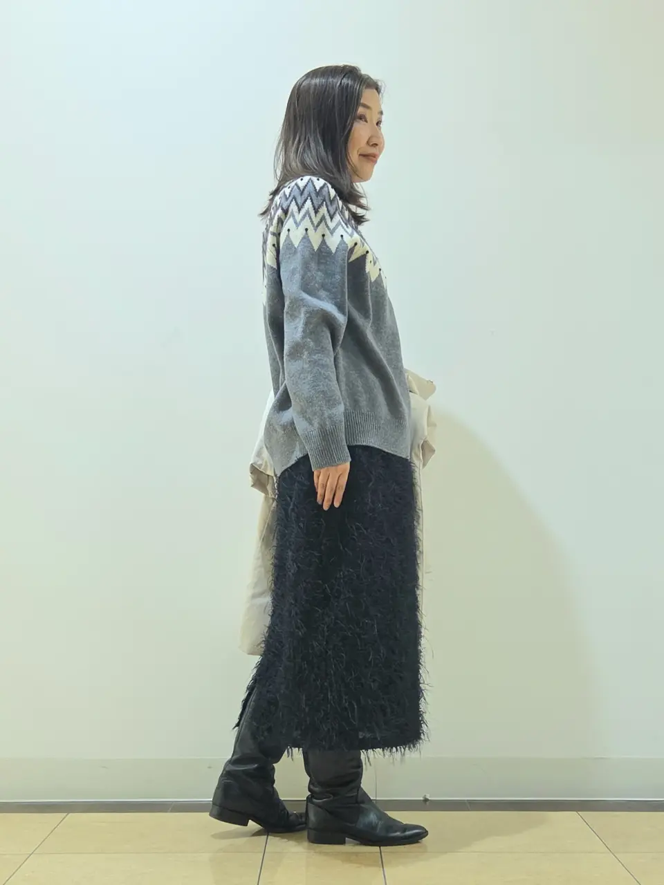 自由区 中川 コーディネート画像