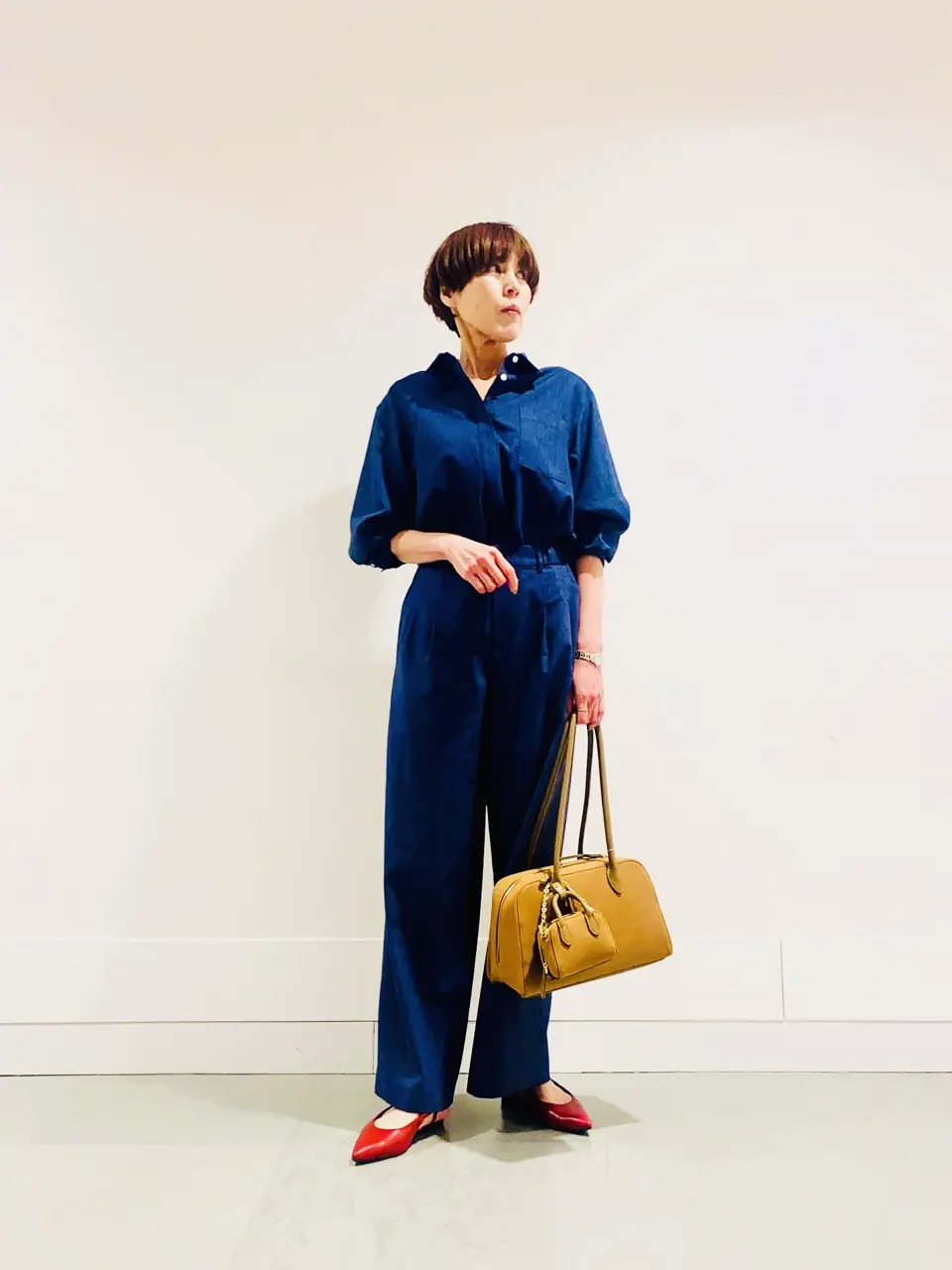 自由区 冨樫 コーディネート画像