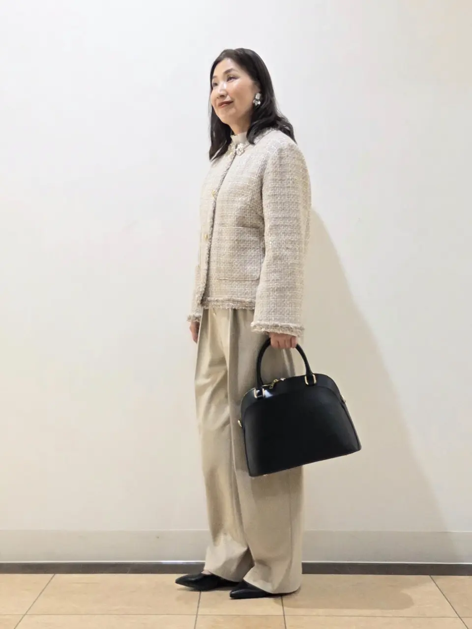 自由区 中川 コーディネート画像