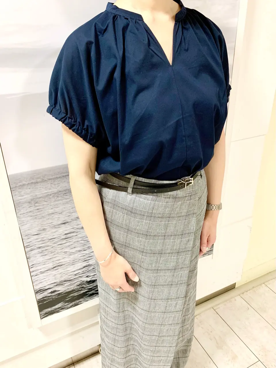 自由区 中鉢 コーディネート画像