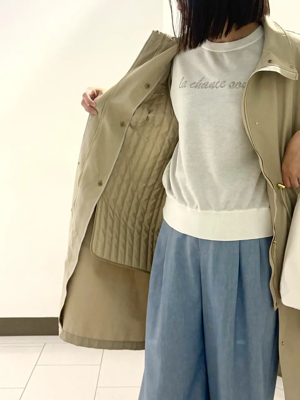 自由区 南 コーディネート画像