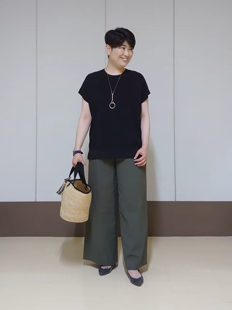 自由区 田中 コーディネート画像