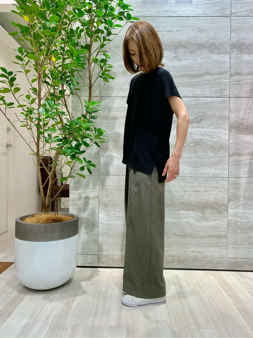 自由区 Ishii コーディネート画像