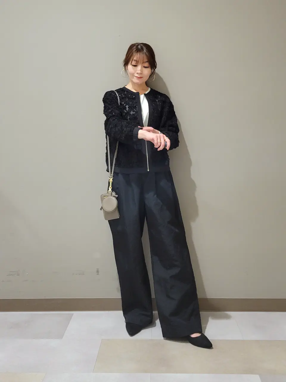 自由区 濱地 コーディネート画像