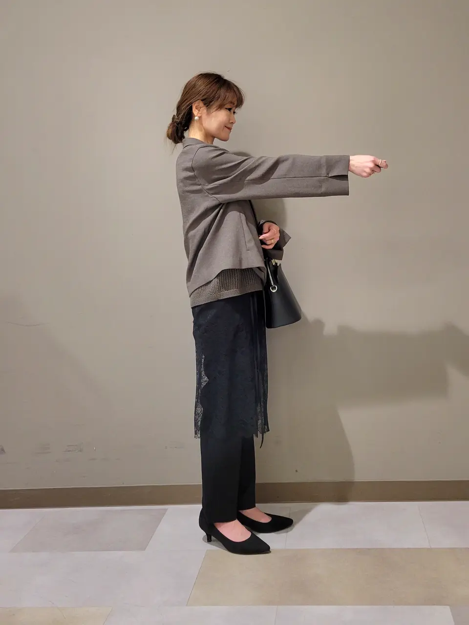 自由区 濱地 コーディネート画像