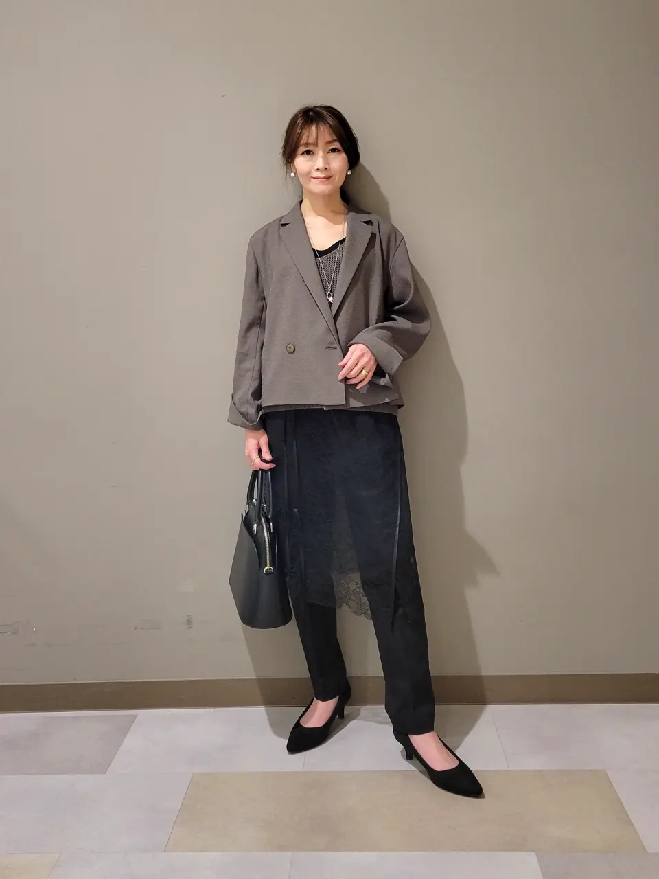 自由区 濱地 コーディネート画像