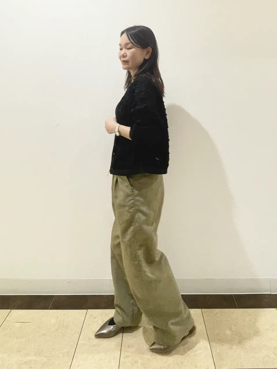 自由区 永石 コーディネート画像