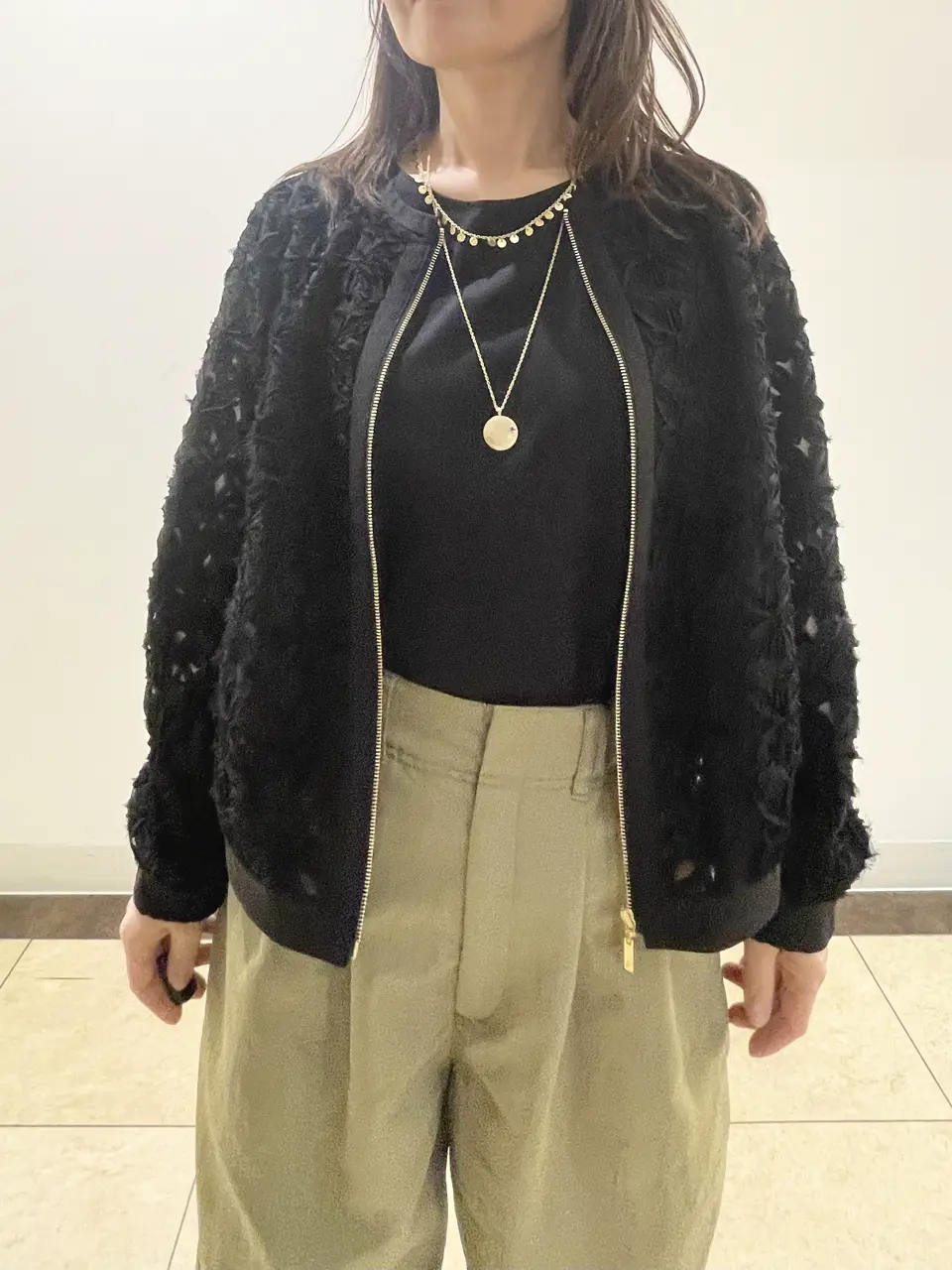 自由区 永石 コーディネート画像