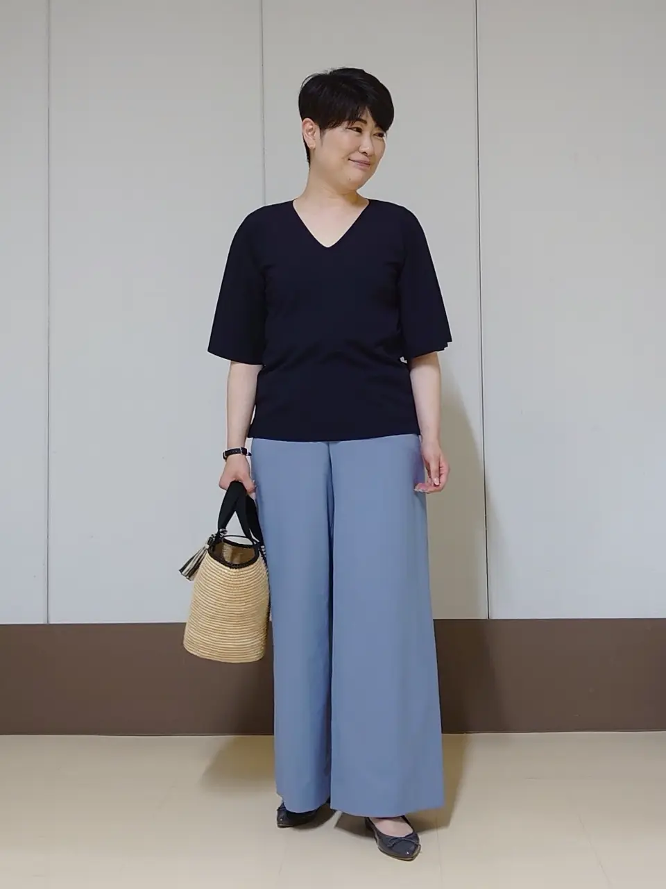 自由区 田中 コーディネート画像