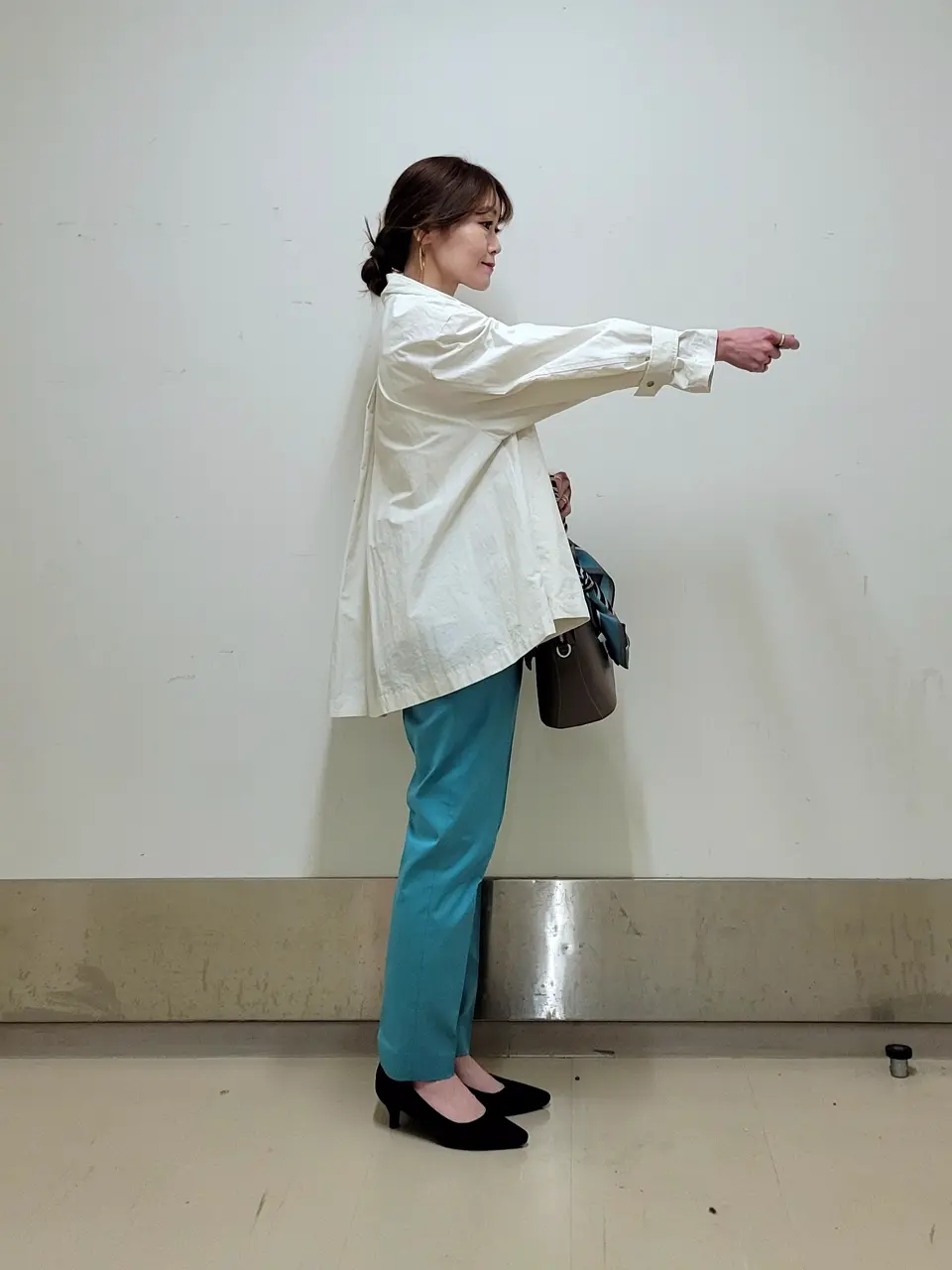 自由区 濱地 コーディネート画像