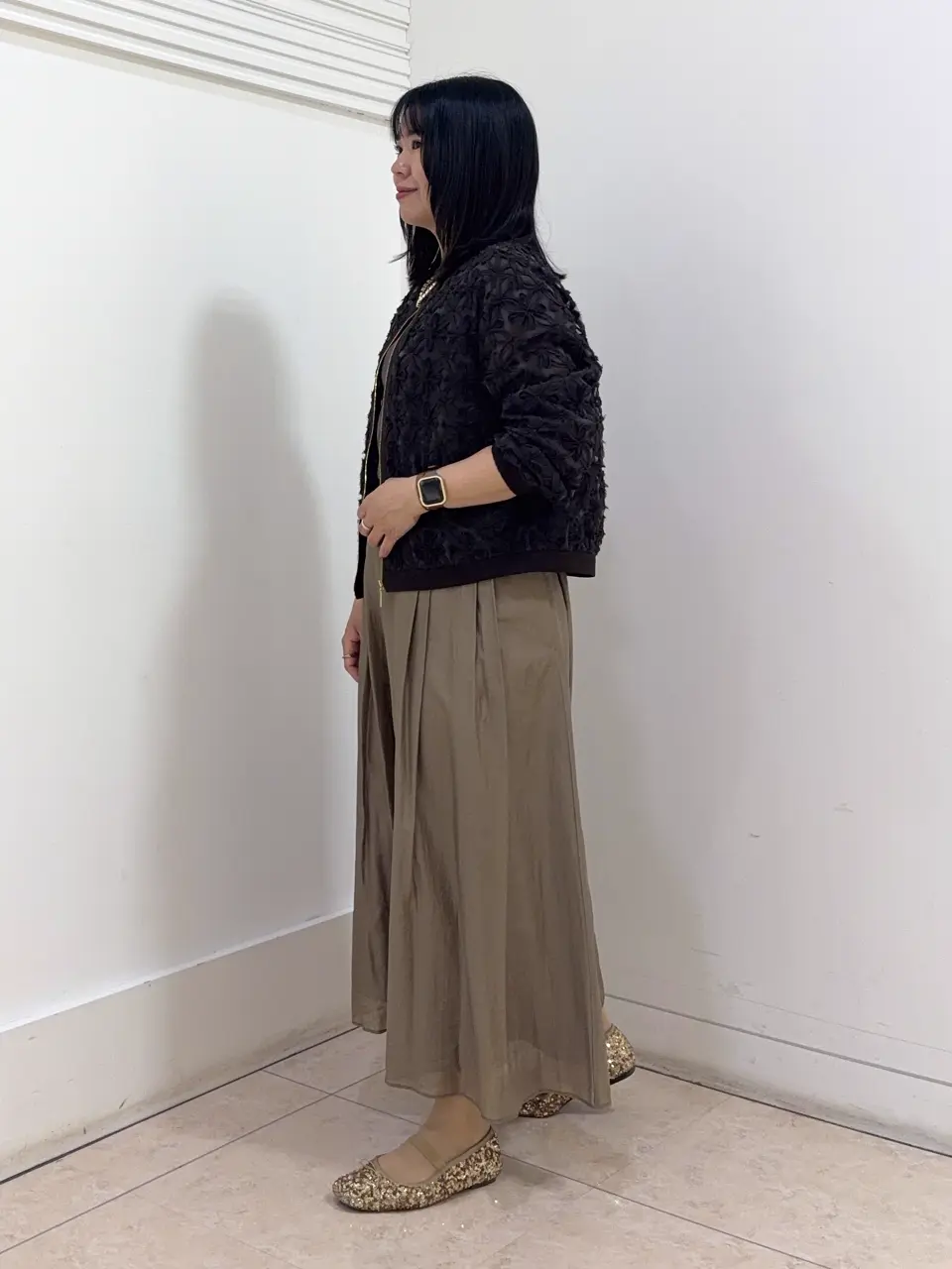 自由区 misato コーディネート画像