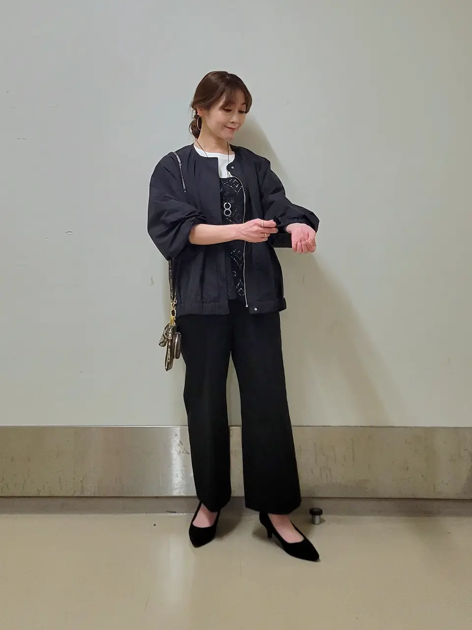 自由区 濱地 コーディネート画像