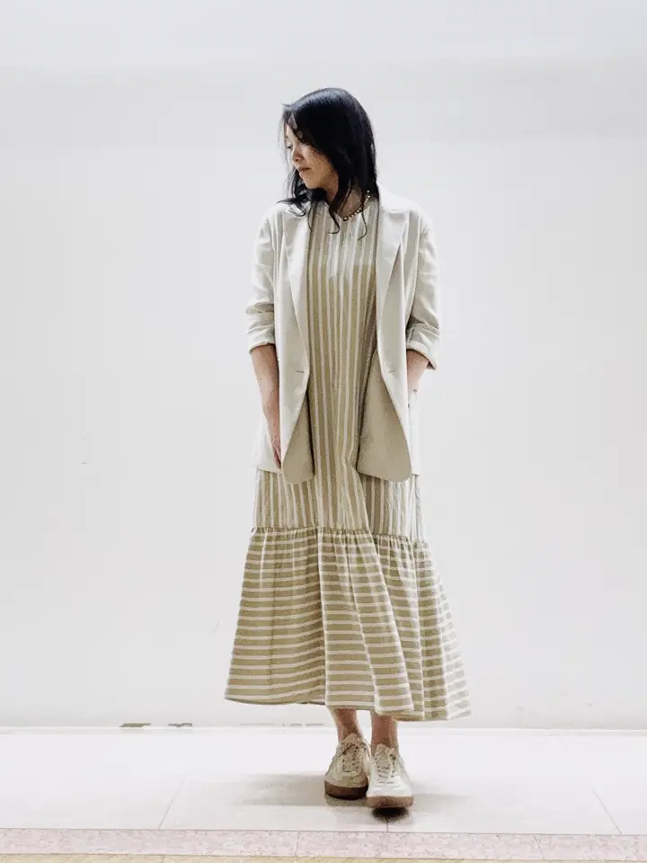 自由区 スタッフ コーディネート画像