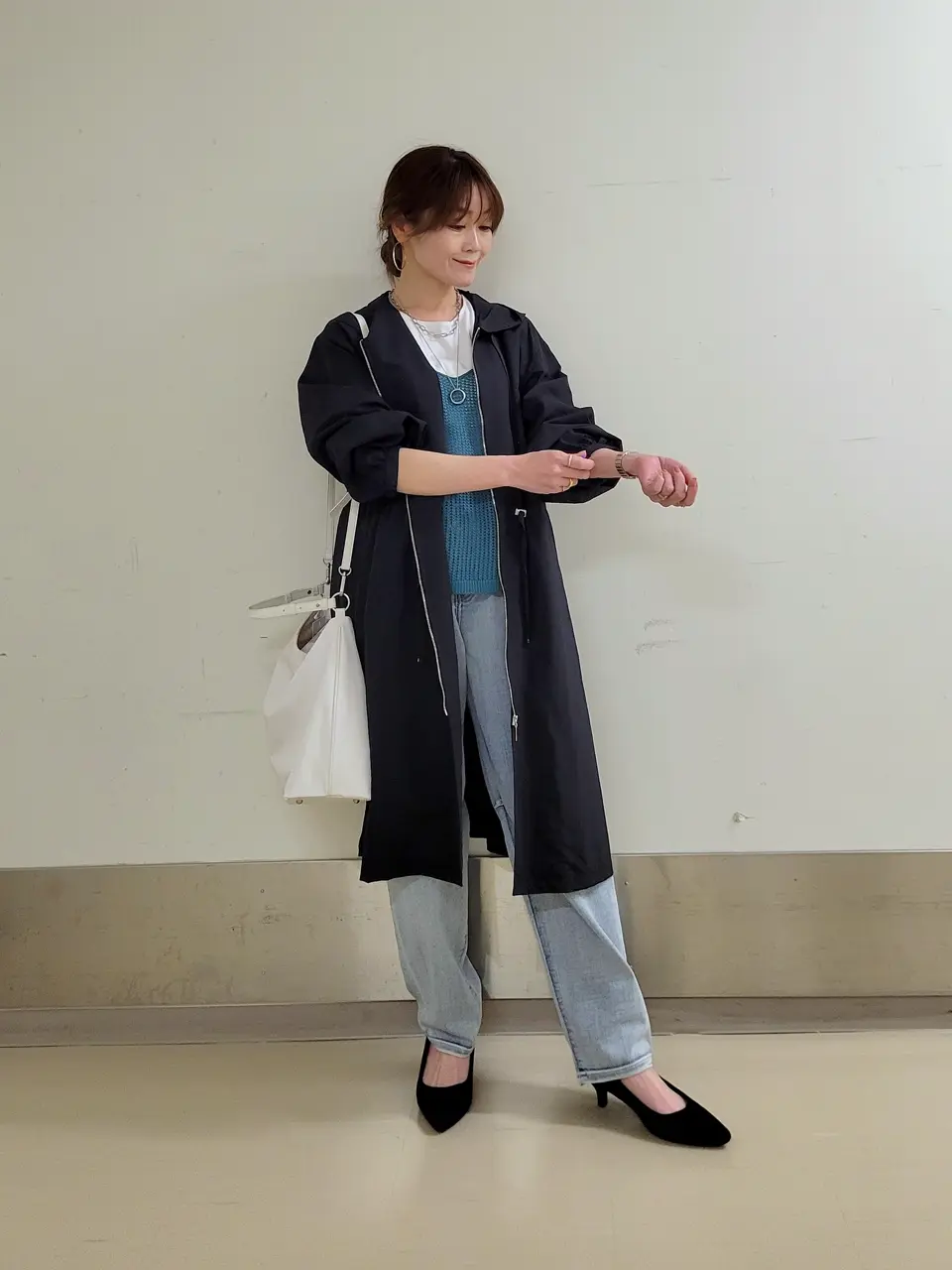 自由区 濱地 コーディネート画像