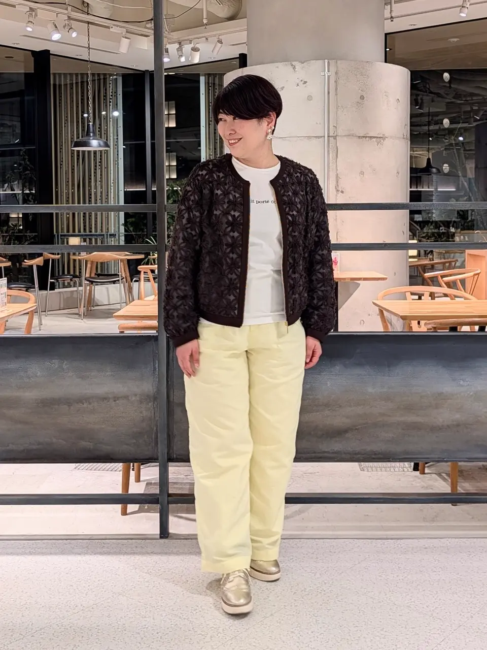 自由区 田中 コーディネート画像