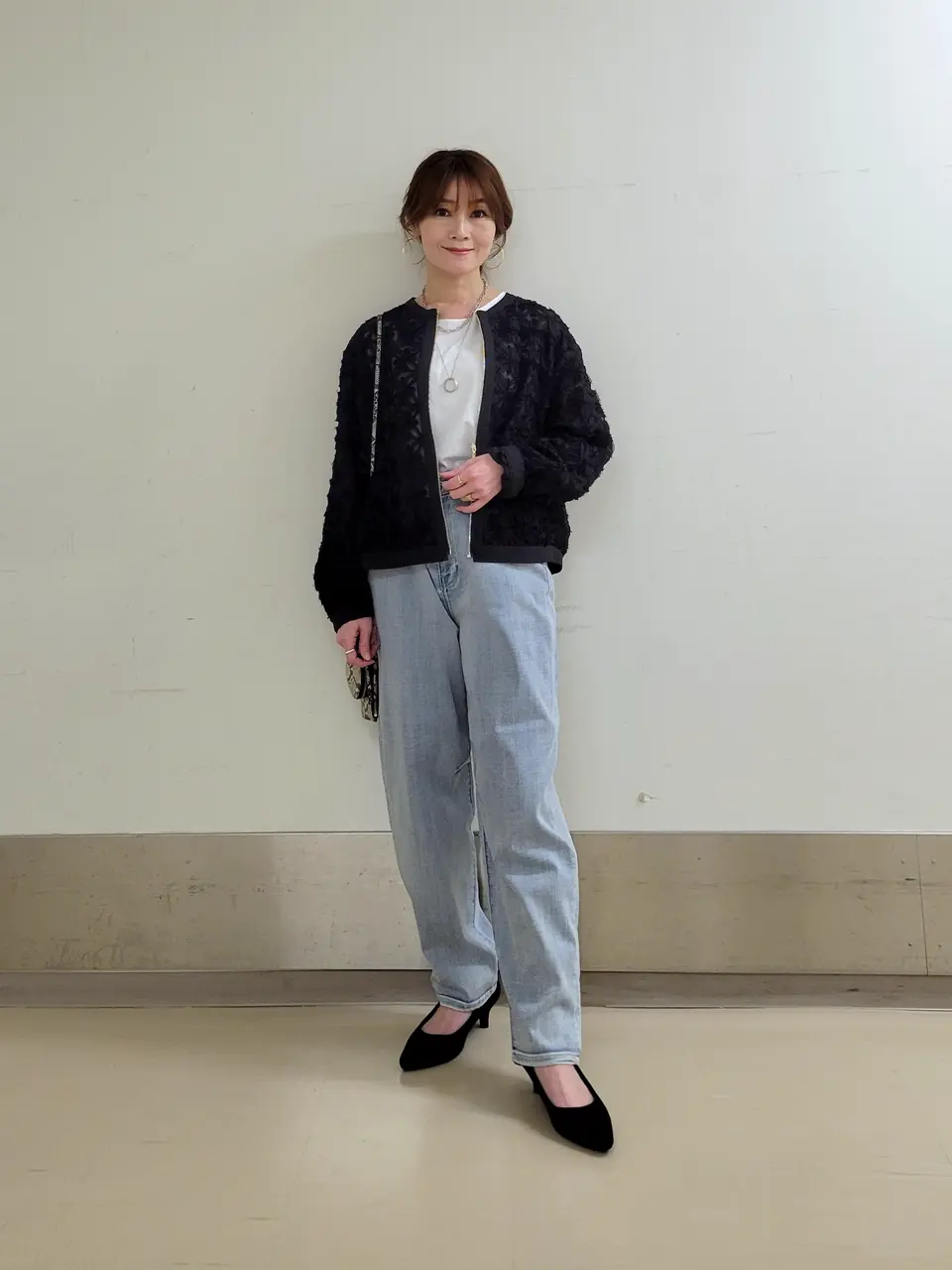 自由区 濱地 コーディネート画像