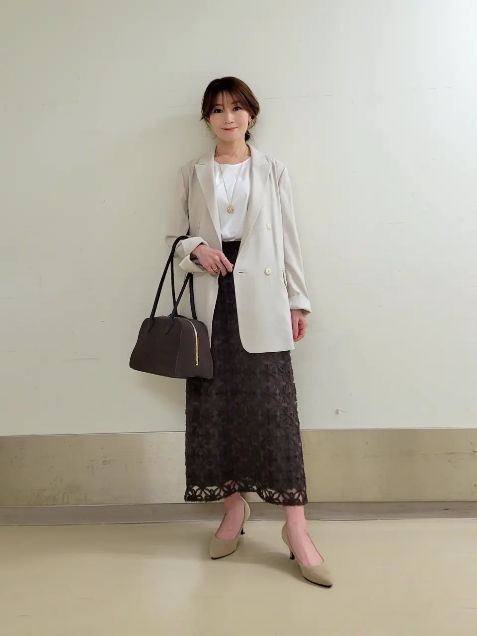 自由区 濱地 コーディネート画像