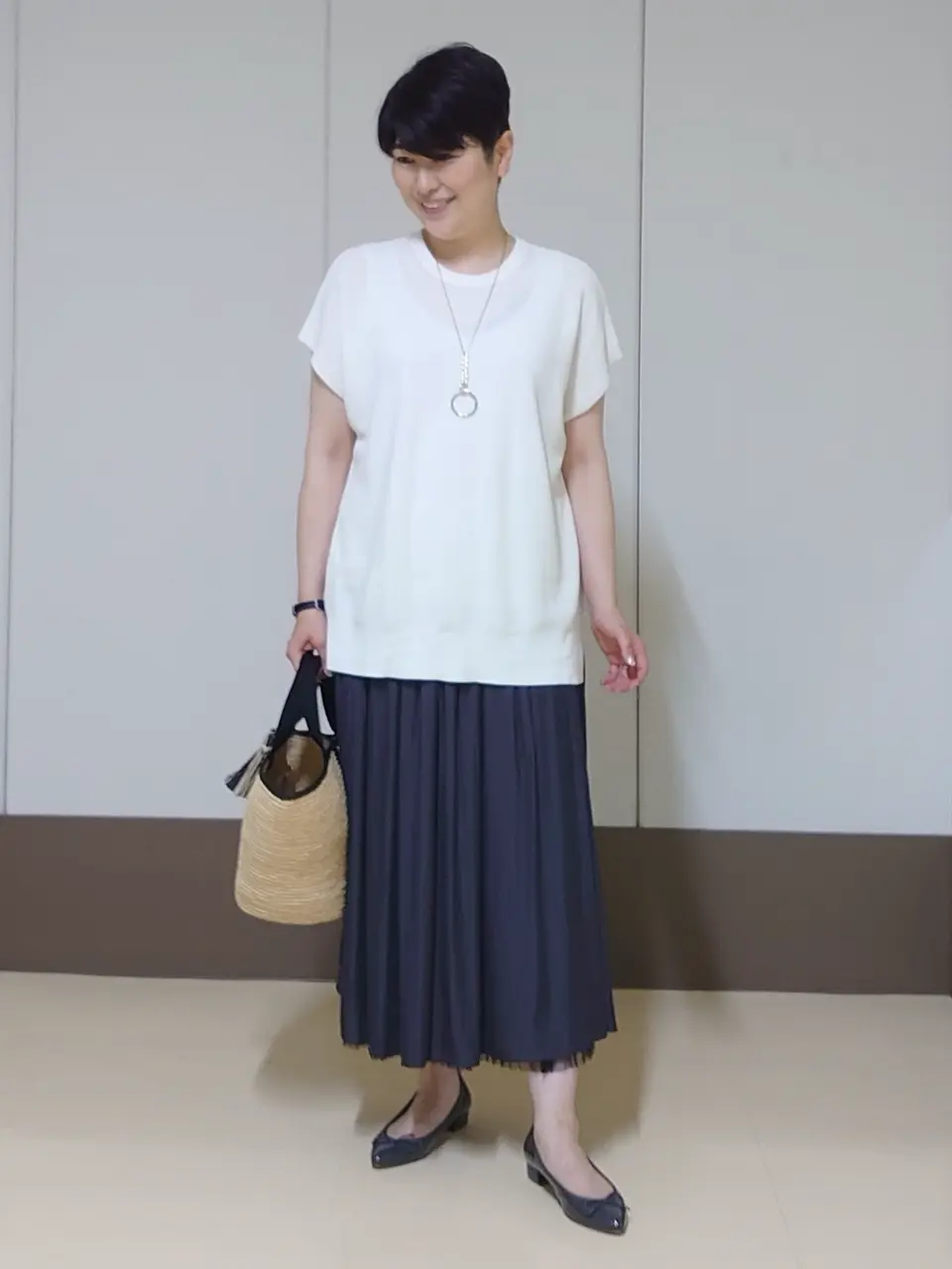 自由区 田中 コーディネート画像