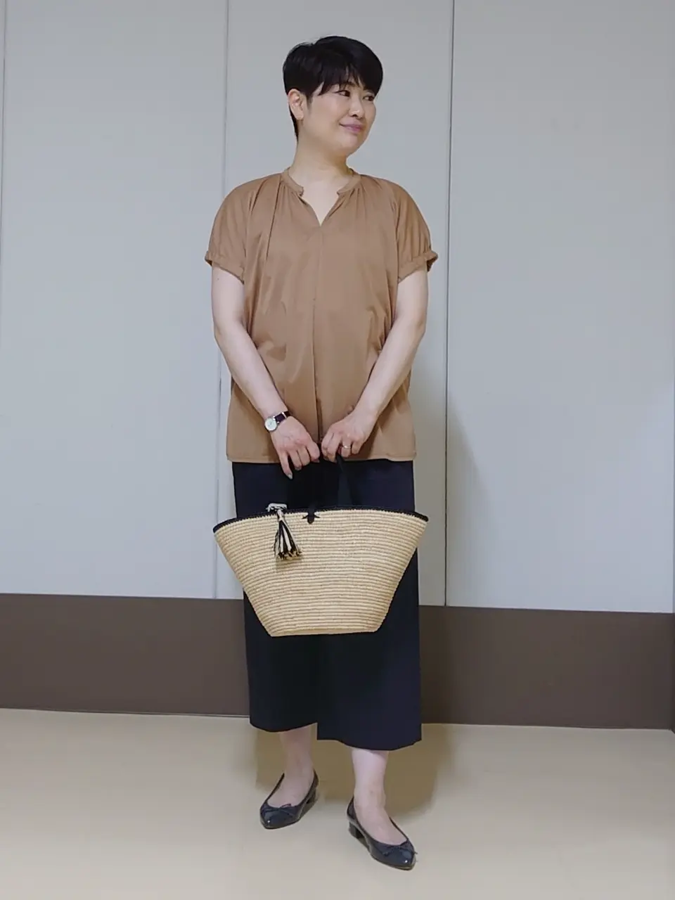 自由区 田中 コーディネート画像