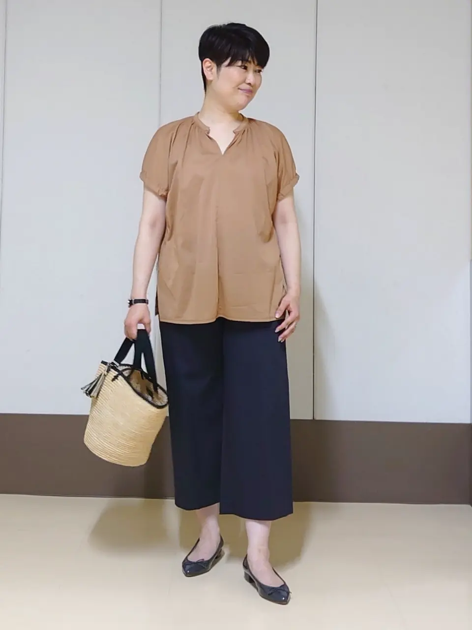 自由区 田中 コーディネート画像