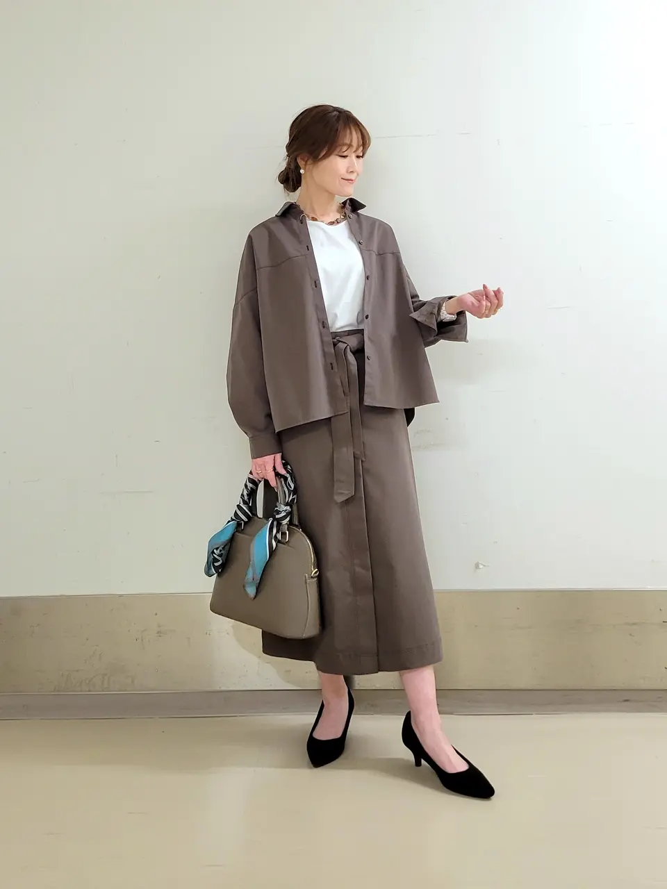 自由区 濱地 コーディネート画像