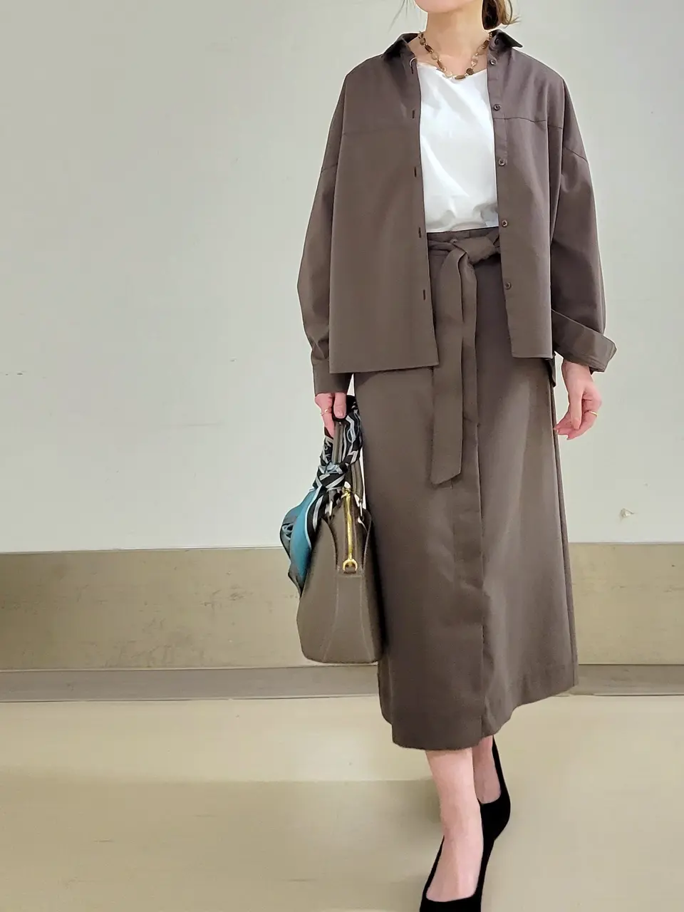 自由区 濱地 コーディネート画像