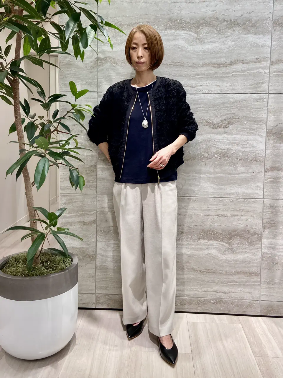 自由区 Ishii コーディネート画像