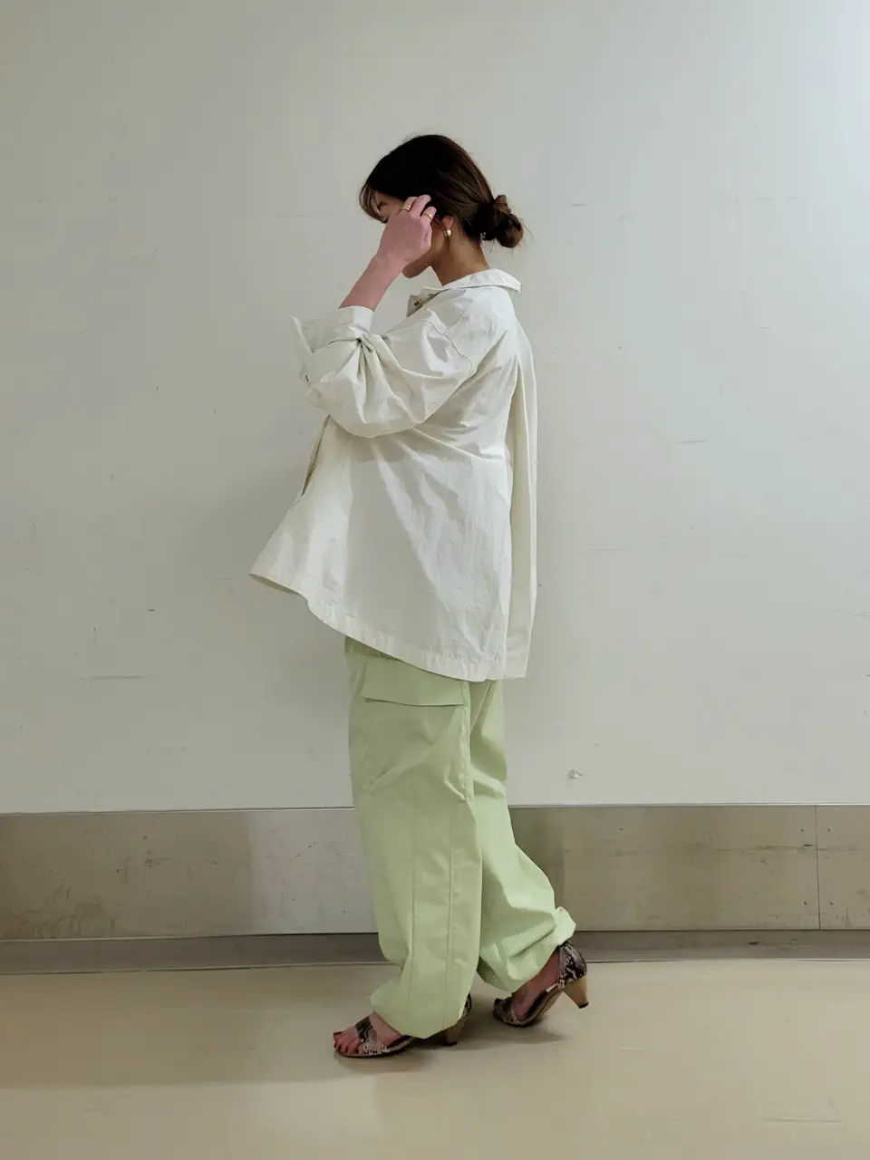 自由区 濱地 コーディネート画像