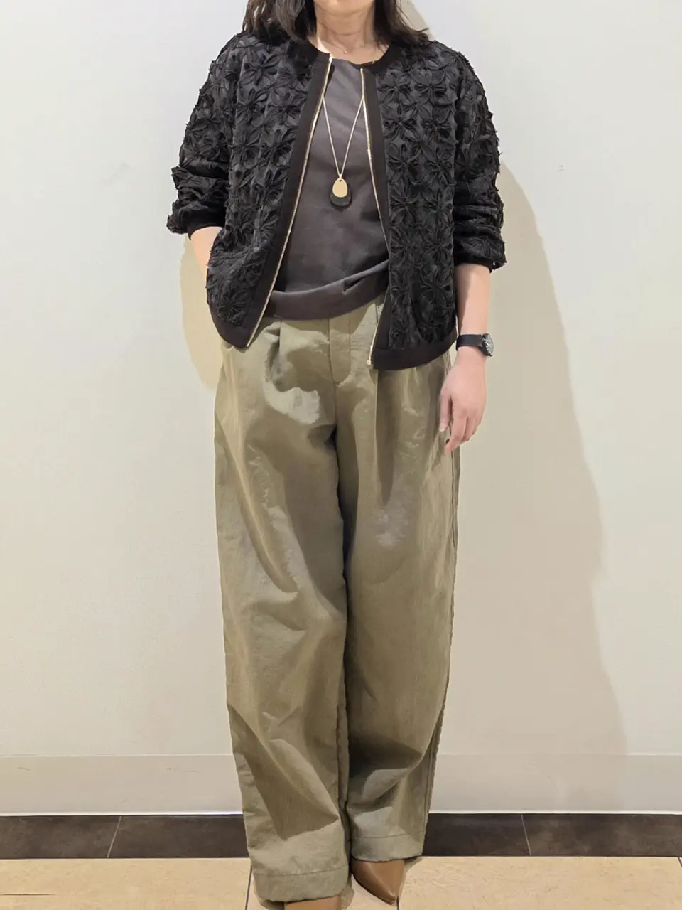 自由区 中川 コーディネート画像