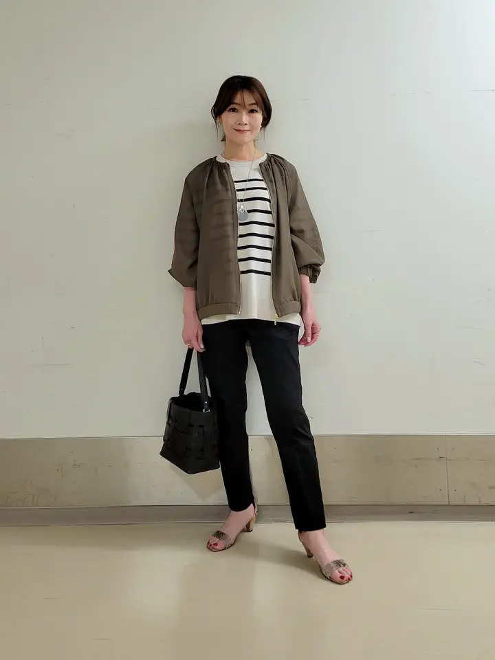 自由区 濱地 コーディネート画像