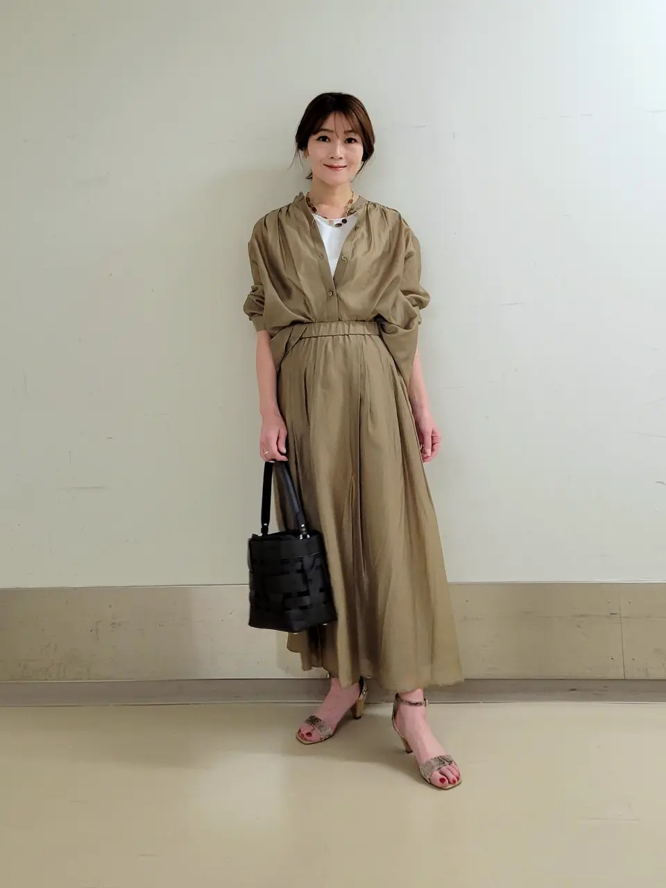 自由区 濱地 コーディネート画像