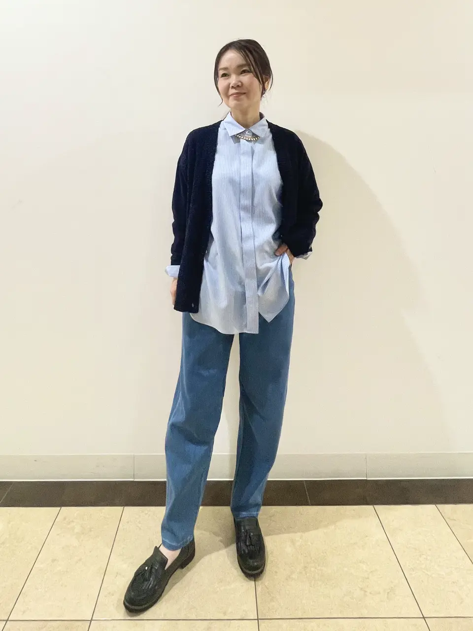 自由区 永石 コーディネート画像