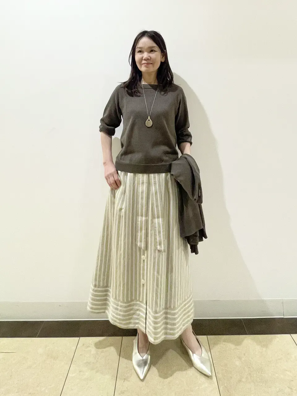 自由区 永石 コーディネート画像