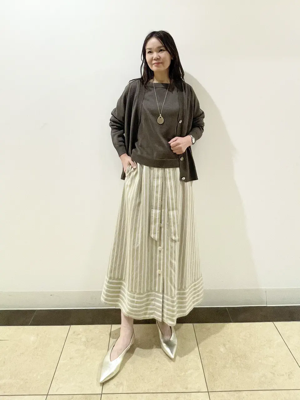 自由区 永石 コーディネート画像