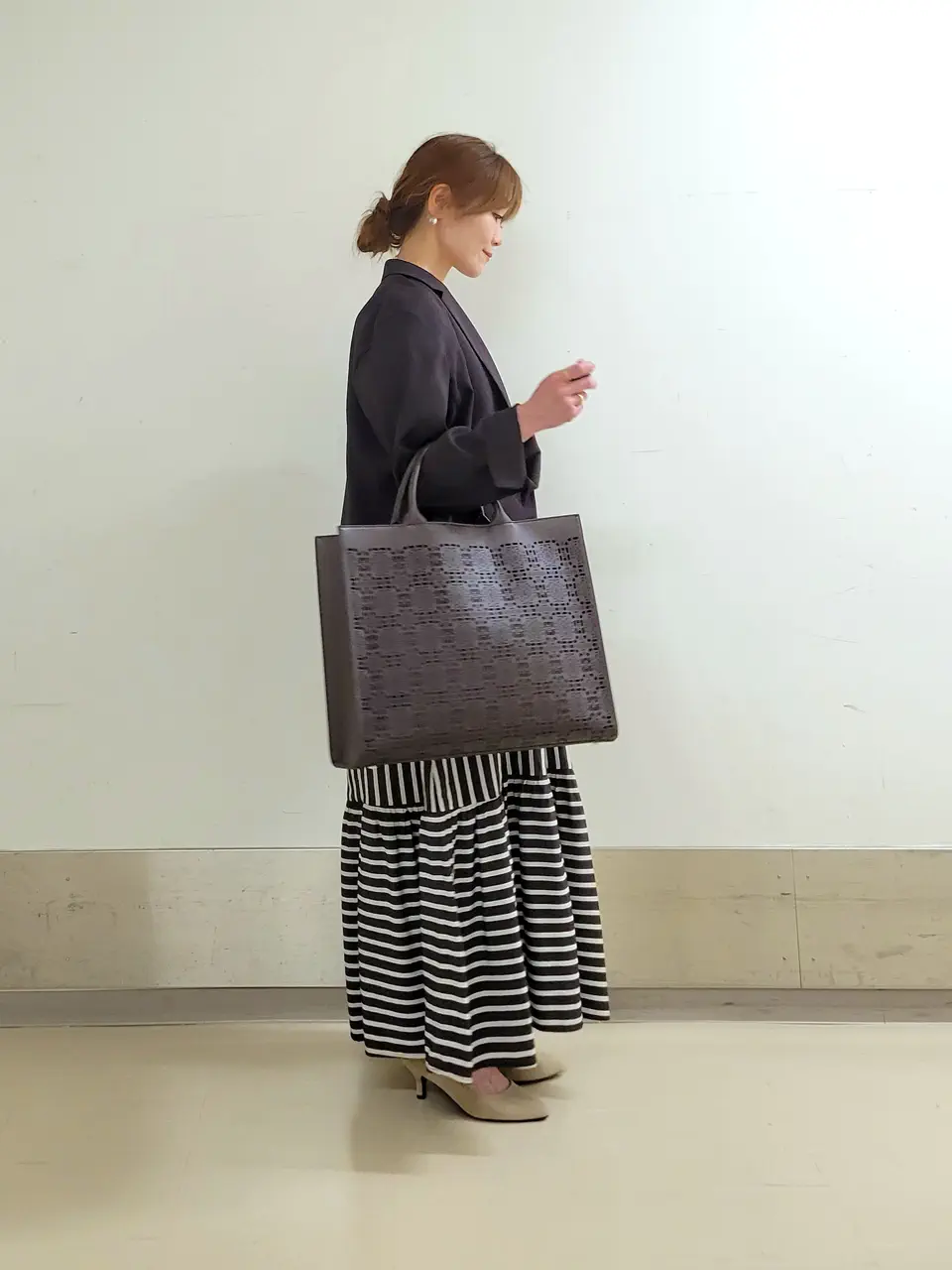 自由区 濱地 コーディネート画像