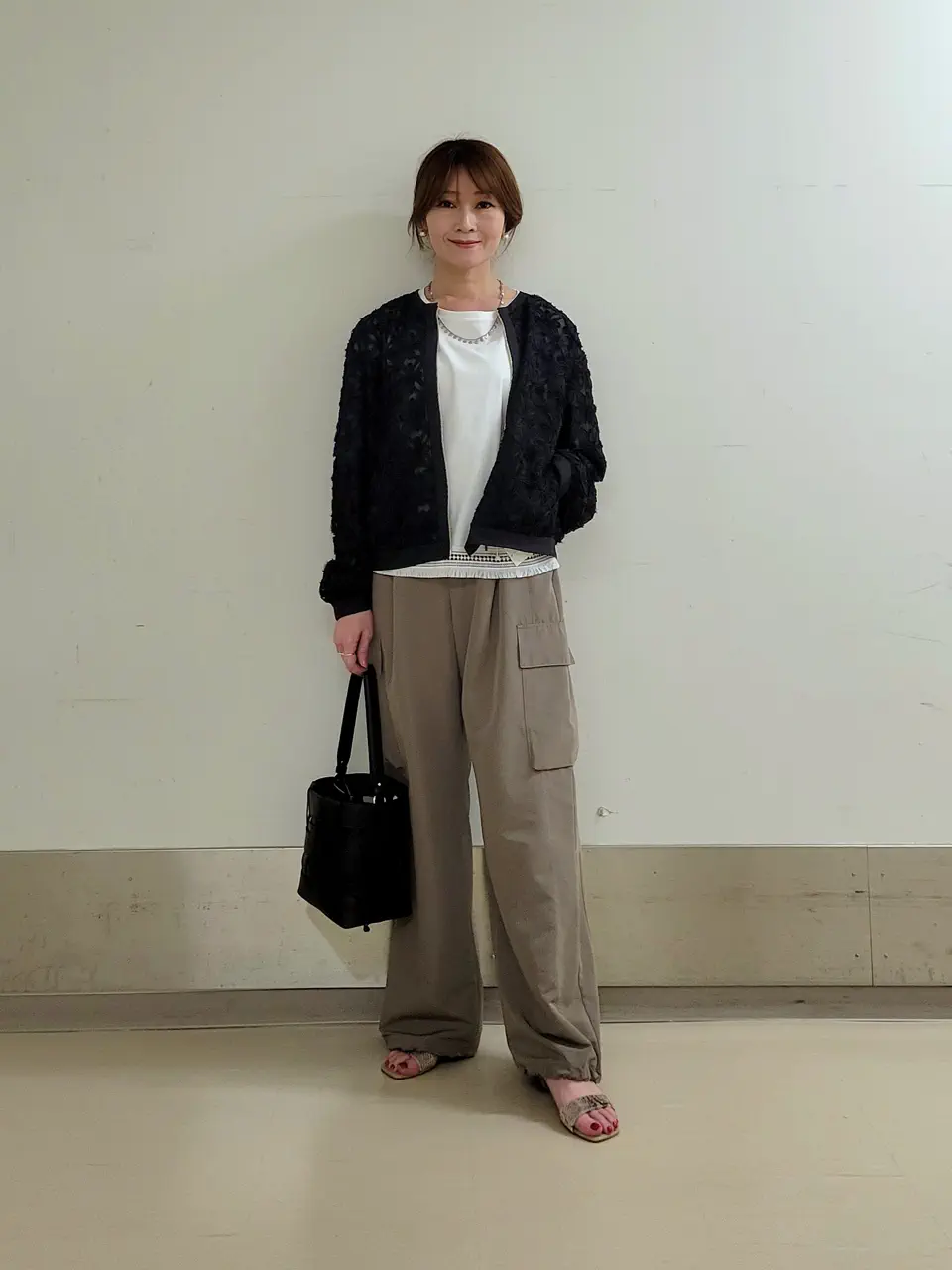 自由区 濱地 コーディネート画像