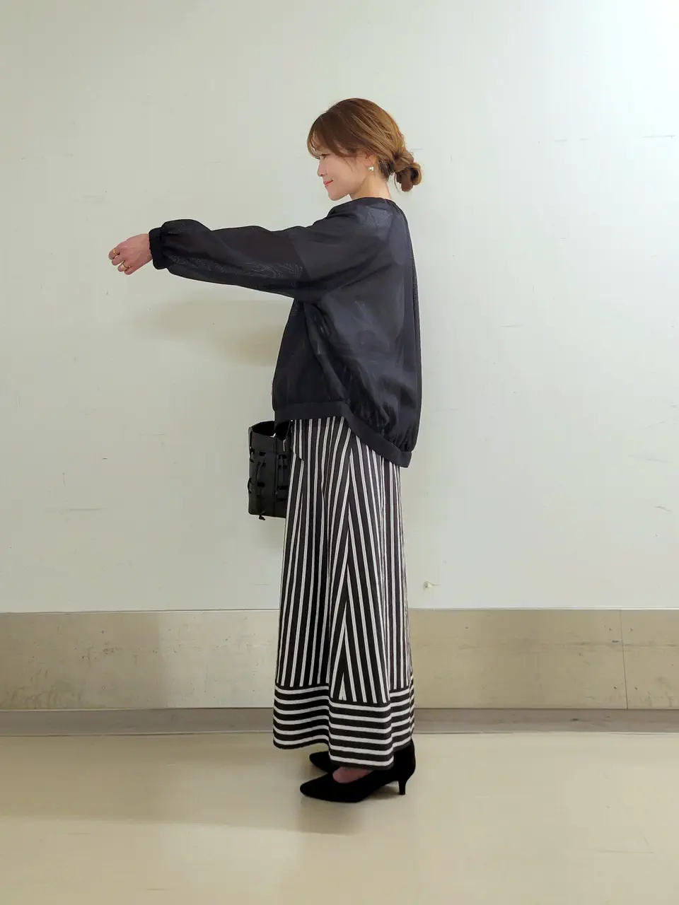 自由区 濱地 コーディネート画像