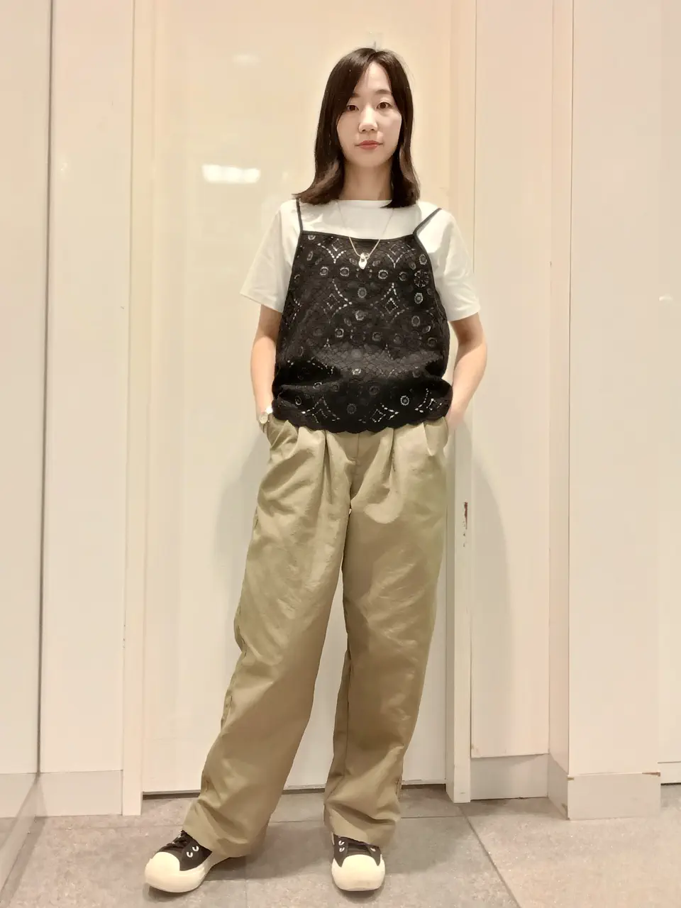 自由区 スタッフ コーディネート画像