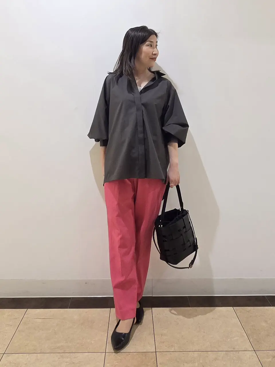 自由区 中川 コーディネート画像