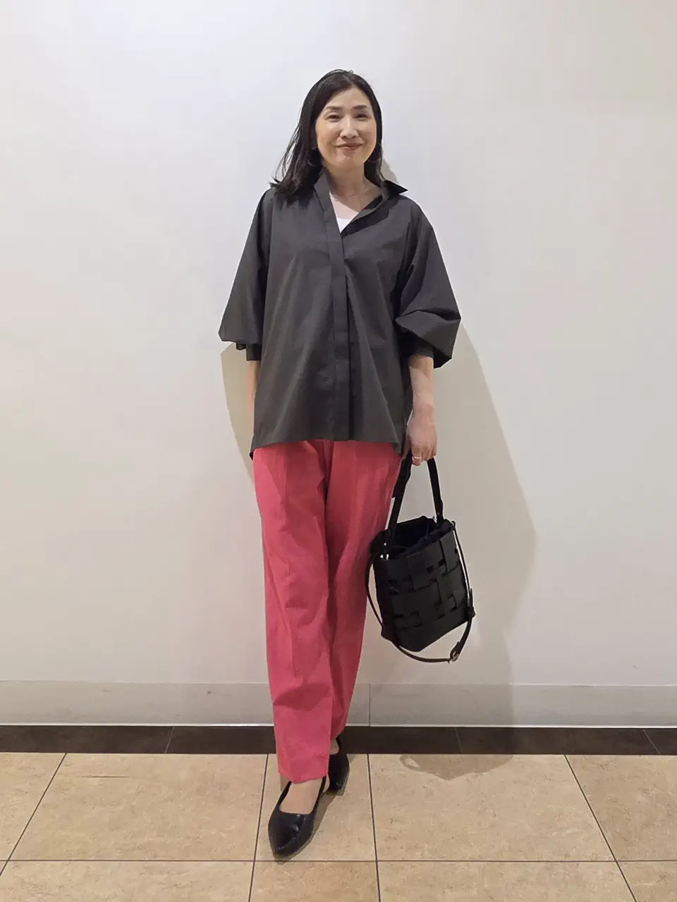 自由区 中川 コーディネート画像