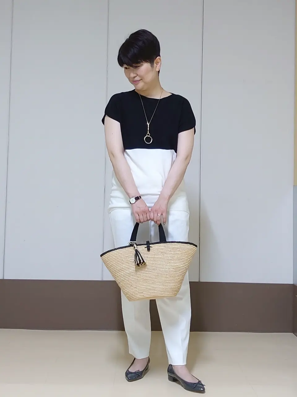 自由区 田中 コーディネート画像