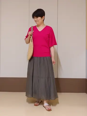 自由区 田中 コーディネート画像