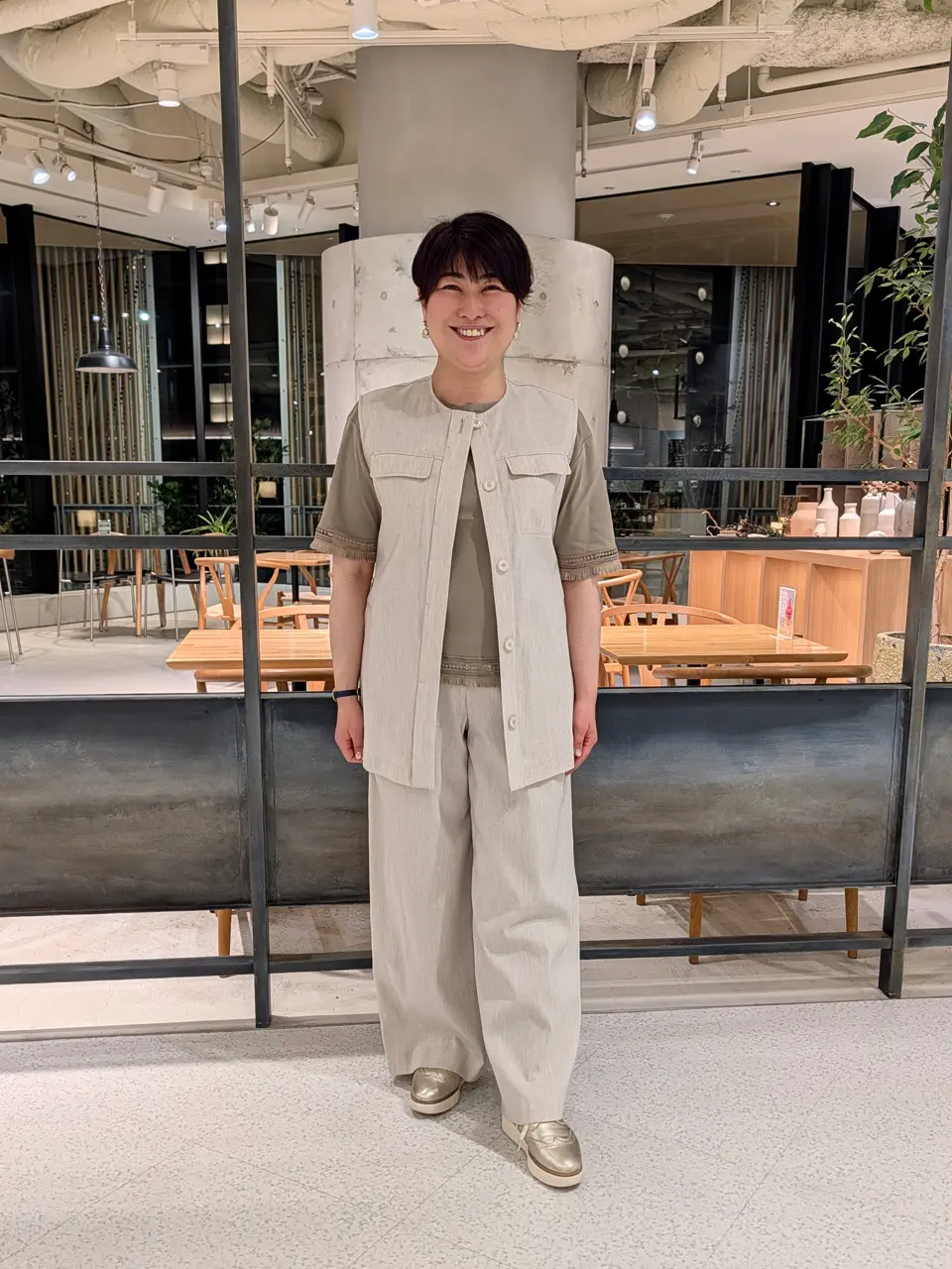 自由区 田中 コーディネート画像