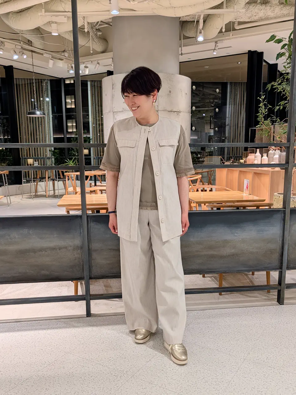 自由区 田中 コーディネート画像