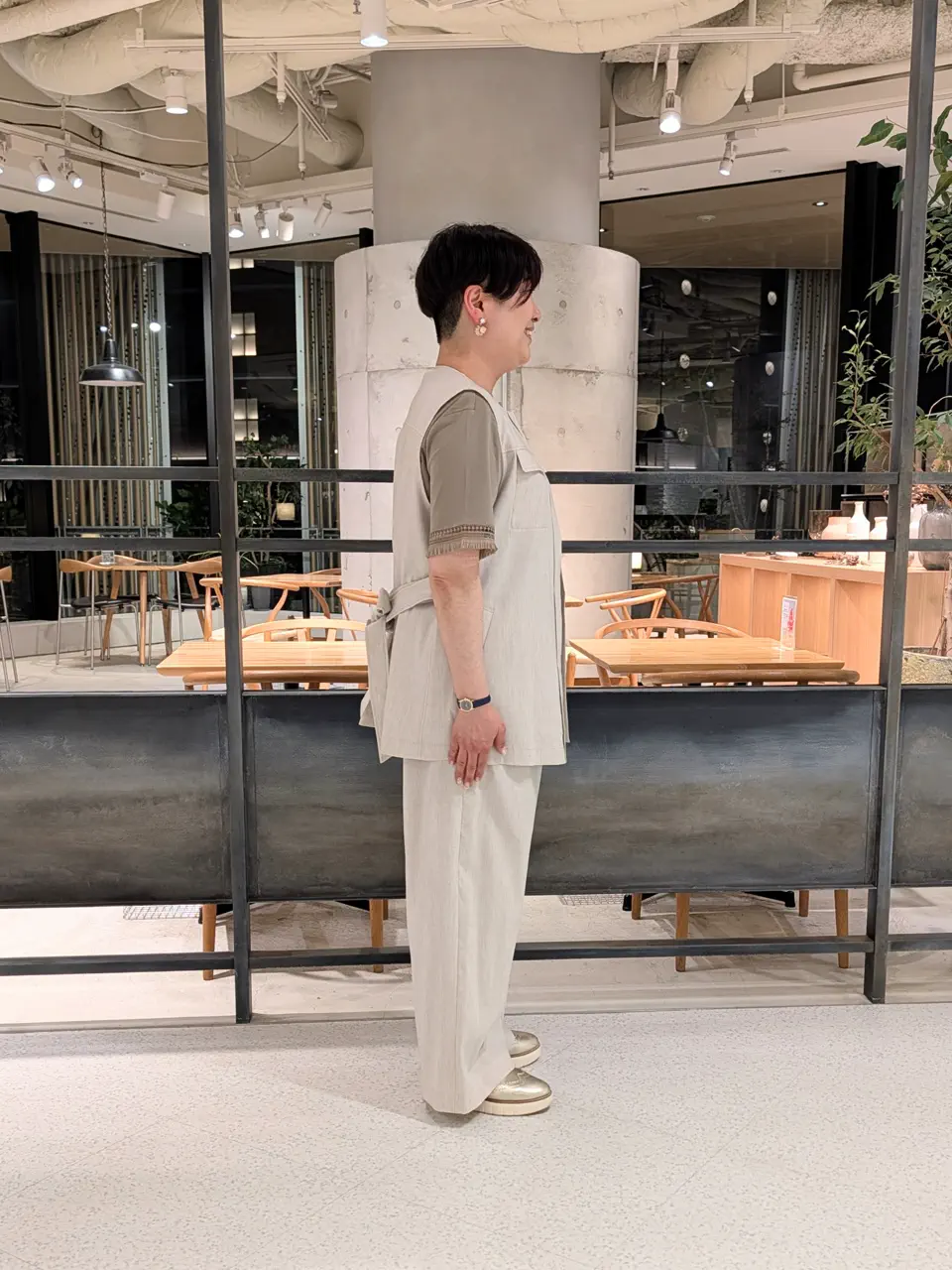 自由区 田中 コーディネート画像