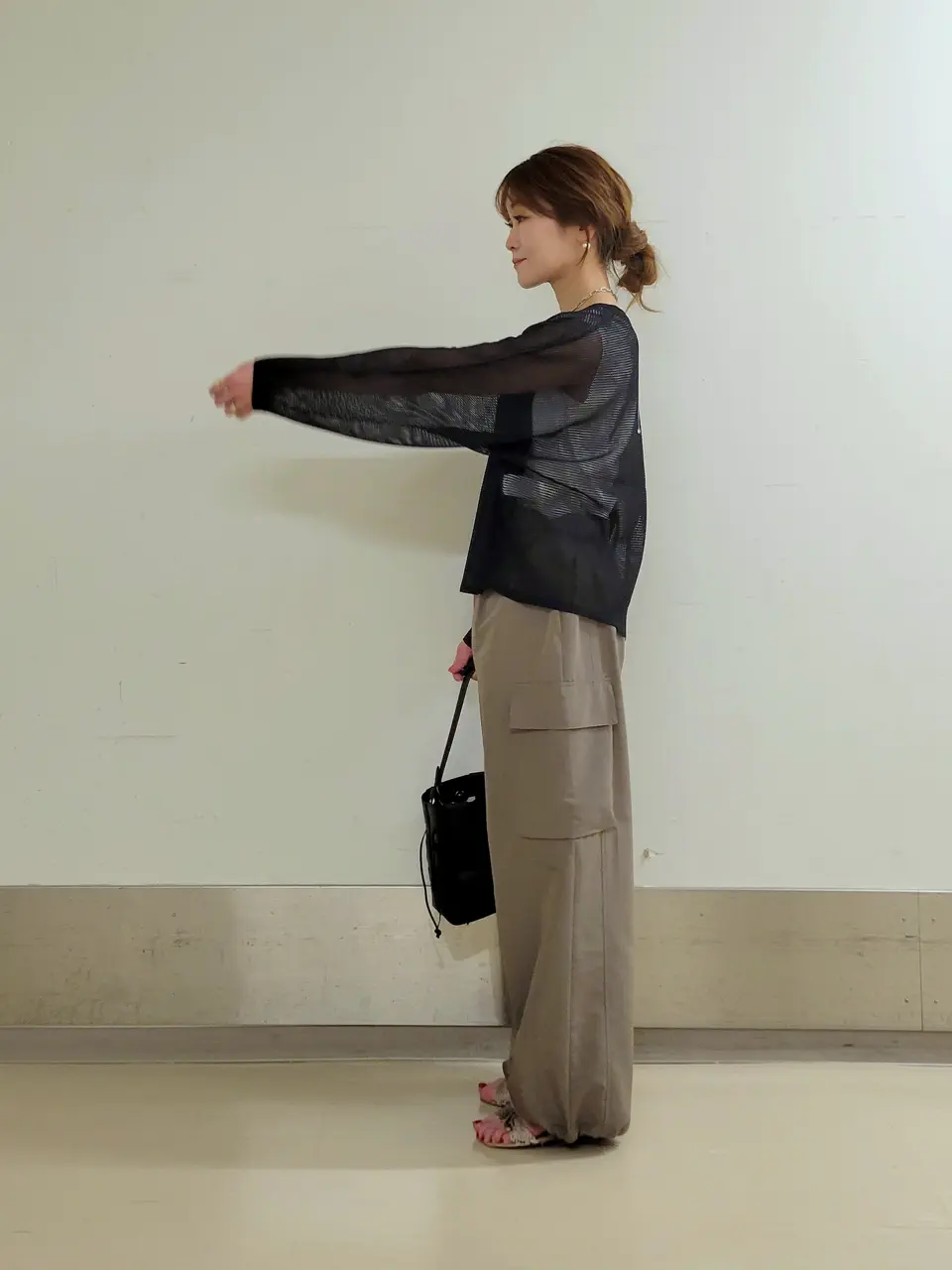 自由区 濱地 コーディネート画像