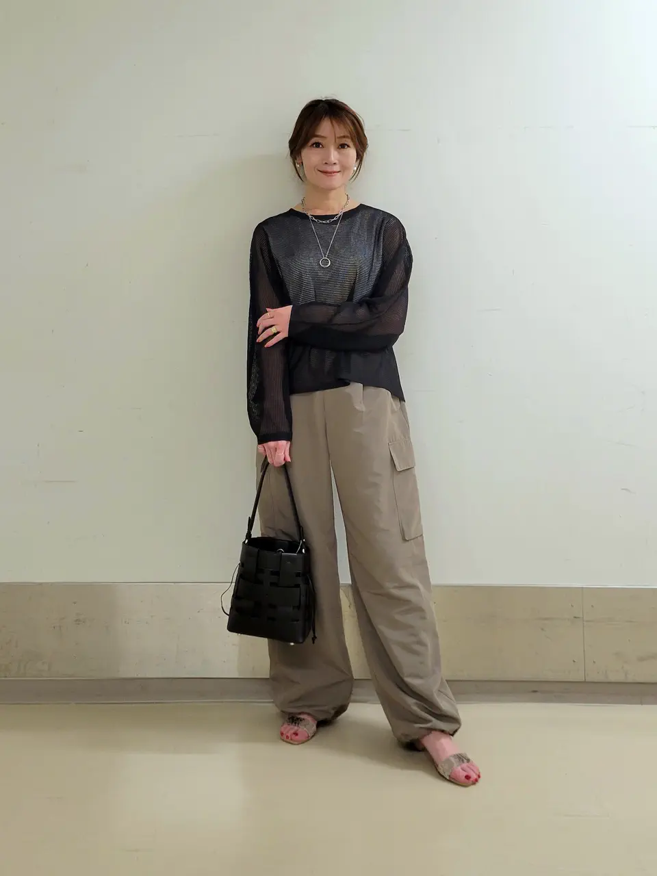 自由区 濱地 コーディネート画像