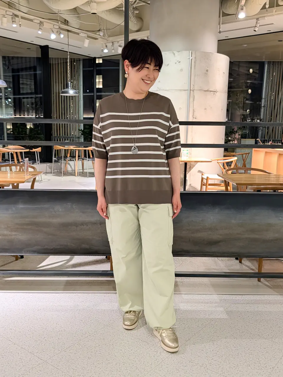 自由区 田中 コーディネート画像